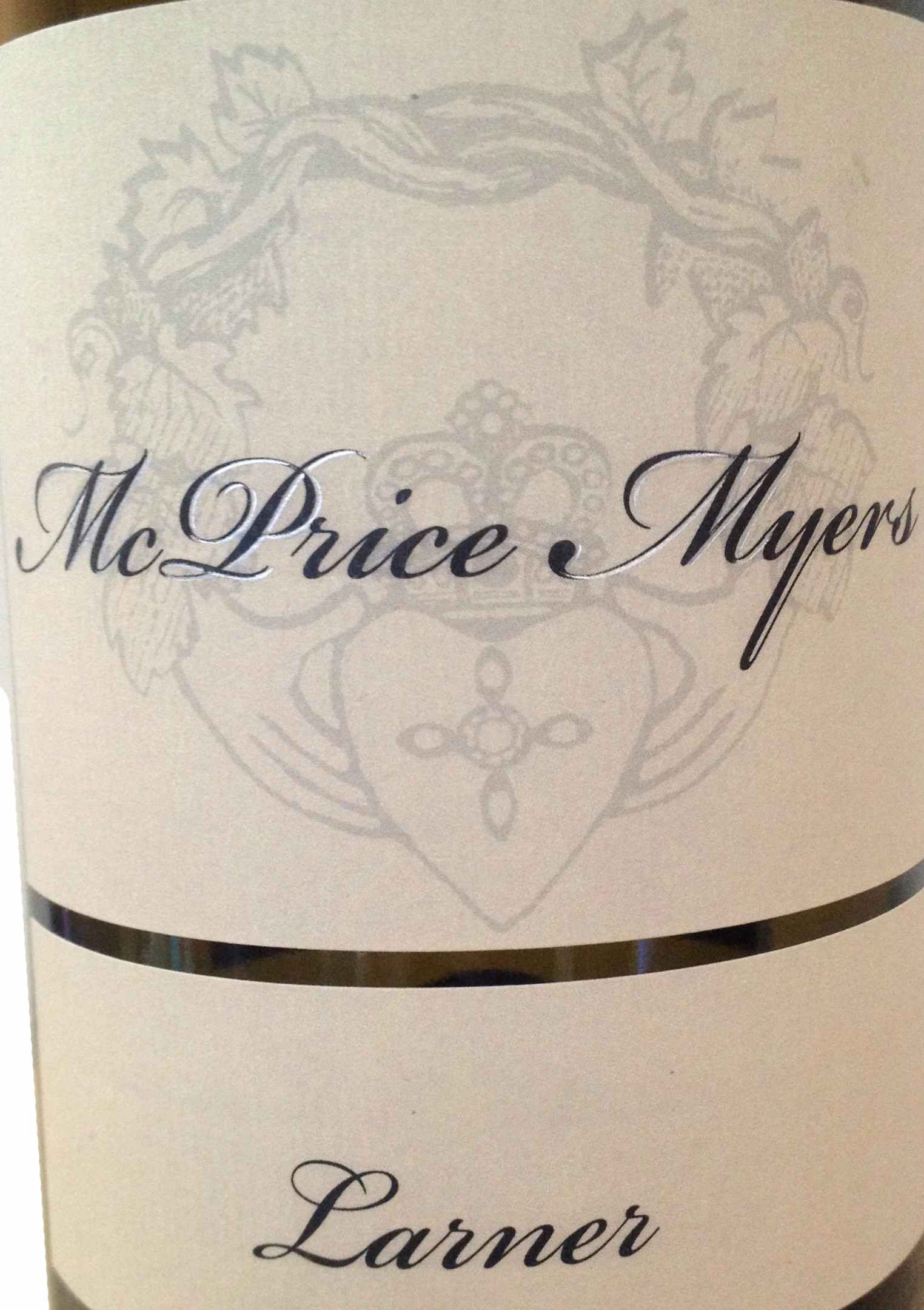 McPrice Myers Larner Vineyard Syrah 2013
