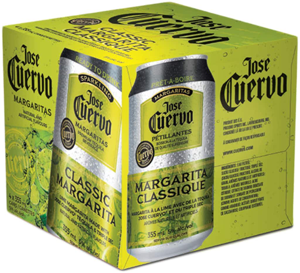 Jose Cuervo Authentic Cuervo Lime Margarita 4 pack 200ml