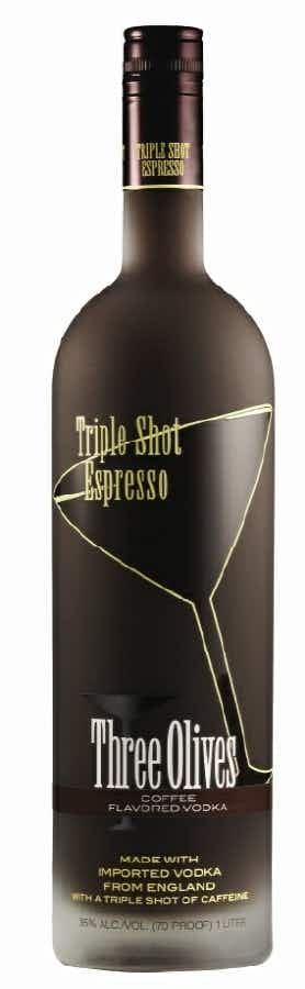 Three Olives Triple Shot Espresso Vodka 1L