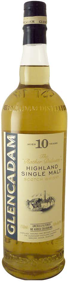 Glencadam Highland Single Malt Scotch Whisky 10 year old