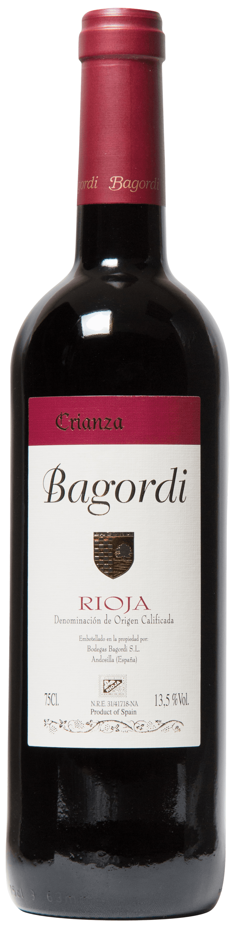 Bodegas Bagordi Crianza 2014