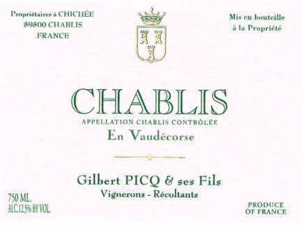 Gilbert Picq GILBERT PICQ CHABLIS EN VAUDECORSE 2015