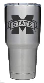 Yeti Rambler Mississippi State Logo 30oz 750ml