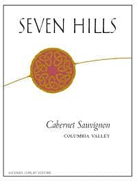 Seven Hills Winery Columbia Valley Cabernet Sauvignon 2013
