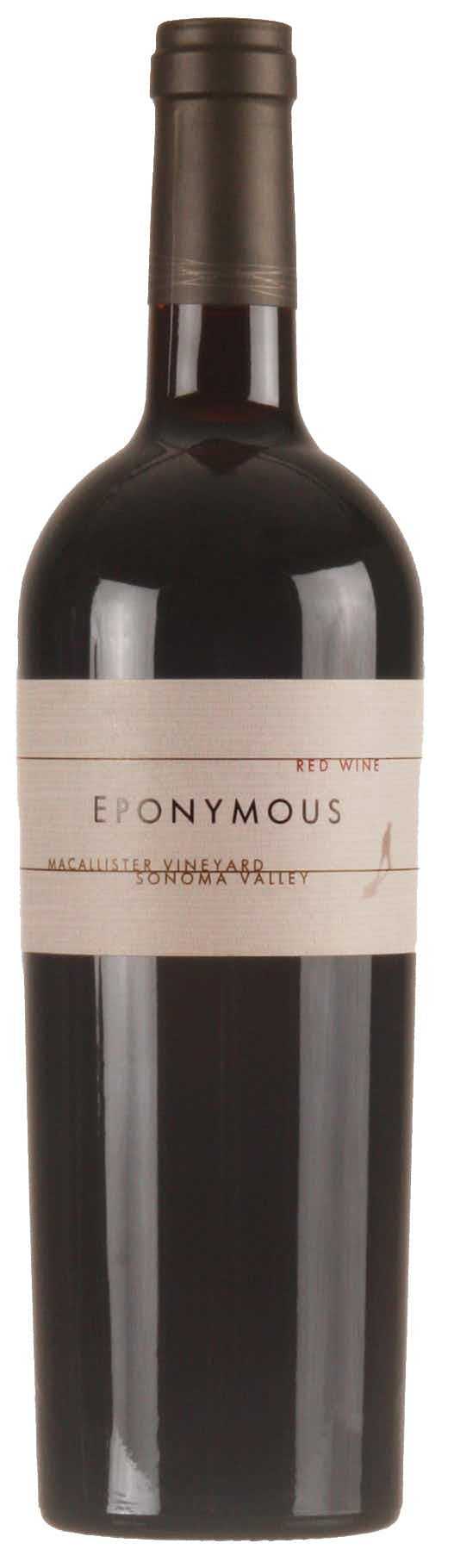 Eponymous MacAllister Vineyard Red Wine 2012