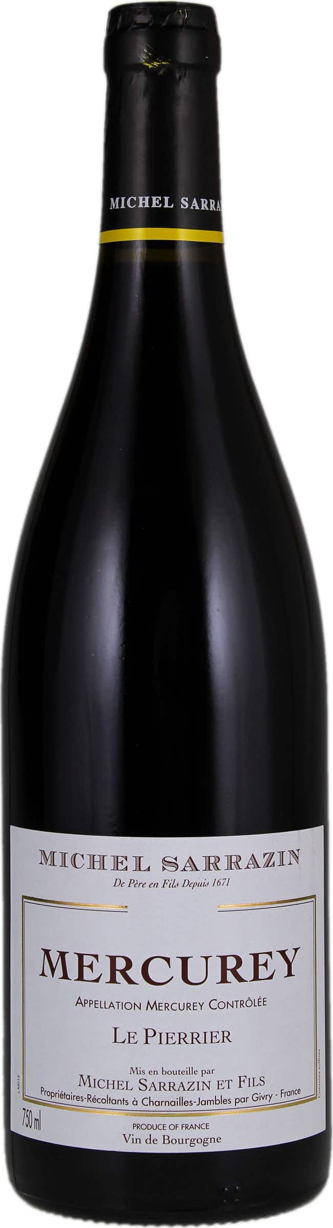 Michel Sarrazin Mercurey La Pierrier 2015