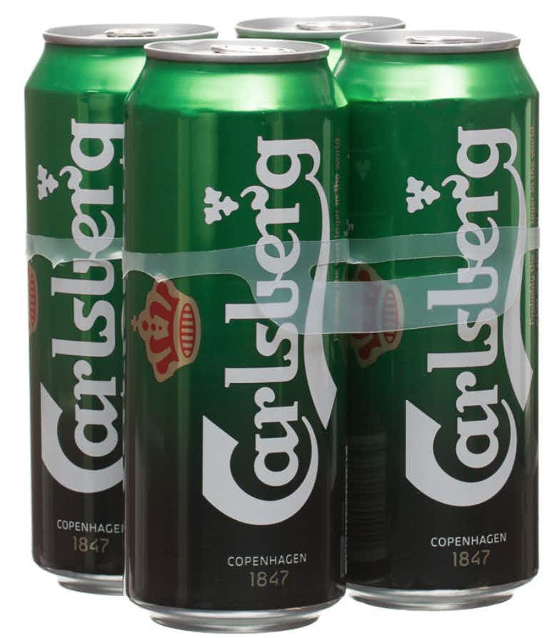 Carlsberg Beer 4 pack 16oz Can