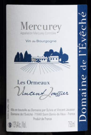 Domaine de L'Eveche Mercurey Les Ormeaux Rouge 2012