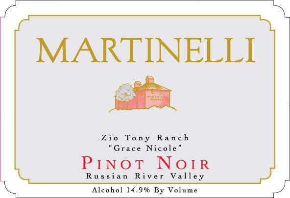 Martinelli Zio Tony Ranch Pinot Noir