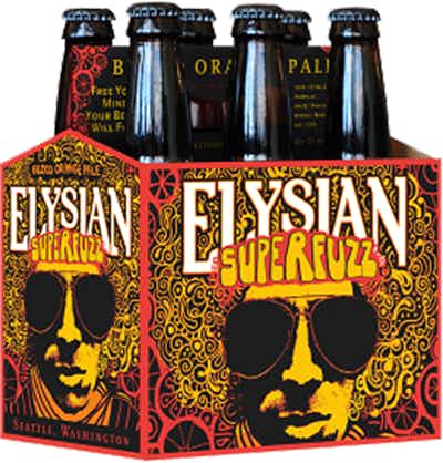 Elysian Superfuzz Blood Orange Pale Ale 6 pack 12oz Bottle