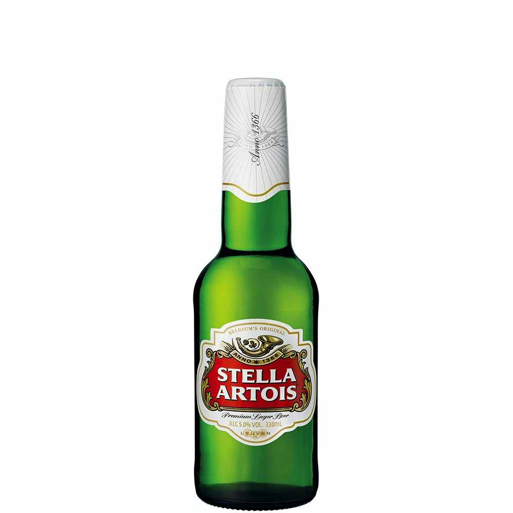 Stella Artois Lager 6 pack 12oz Bottle