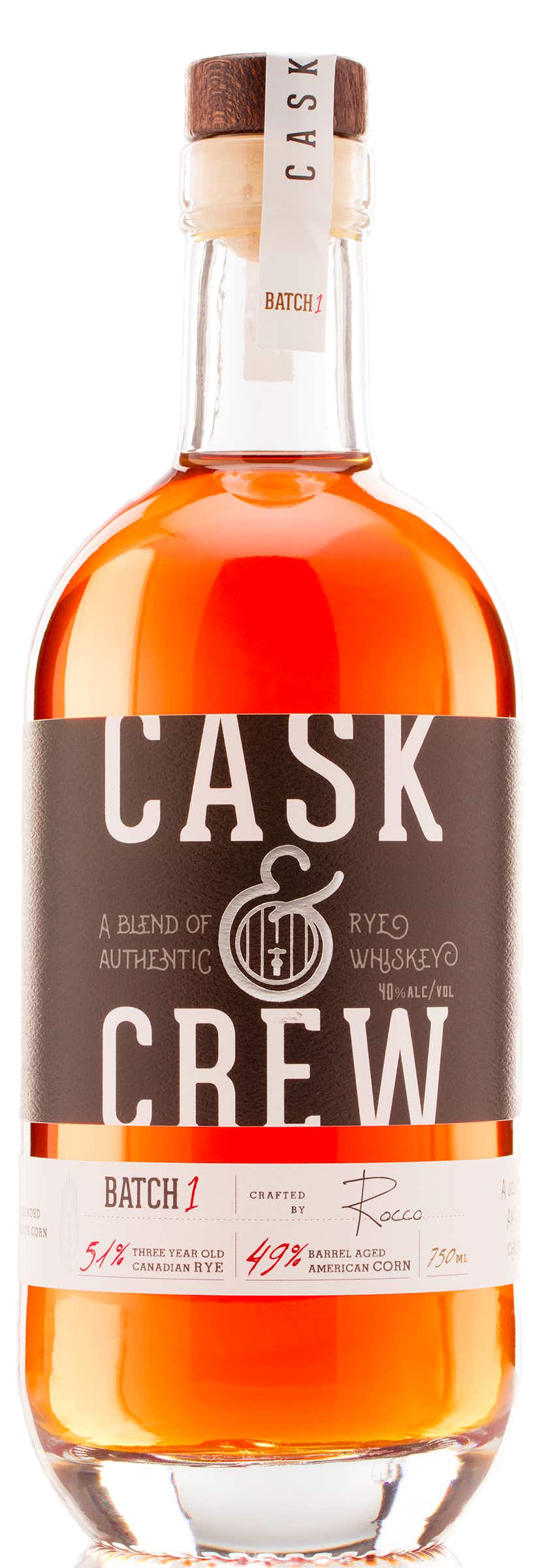 Cask & Crew Rye Blended Whiskey