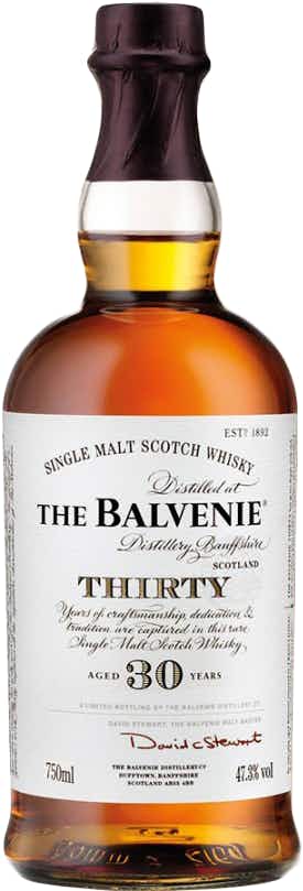 Balvenie Single Malt Scotch Whisky 30 year old