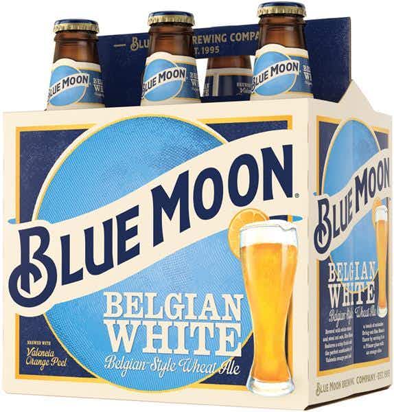 Blue Moon Brewing Company Belgian White 6 pack 12oz Bottle