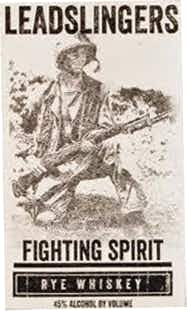 Leadslingers Whiskey Fighting Spirit Rye Whiskey