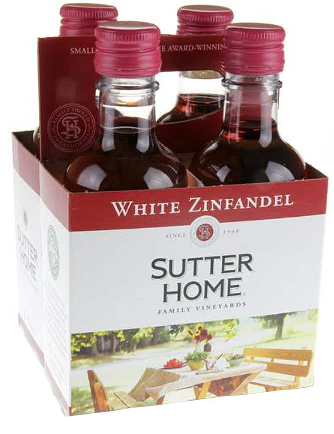 Sutter Home White Zinfandel 4 pack 187ml Bottle