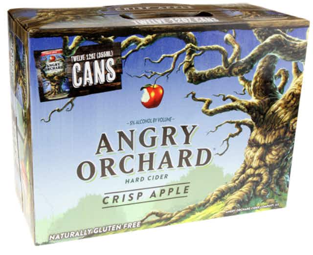 Angry Orchard Crisp Apple Hard Cider 12 pack 355ml Can