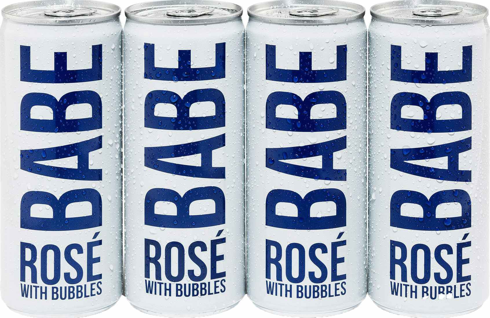 White Girl Babe Rose With Bubbles 4 pack 250ml Can