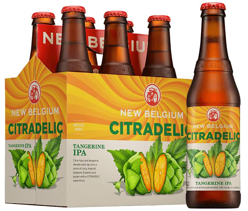 New Belgium Citradelic Tangerine IPA 6 pack 12oz
