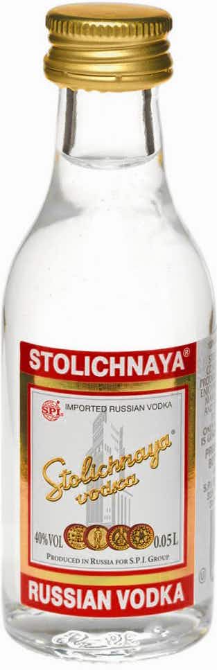 Stolichnaya Russian Vodka 50ml Bottle