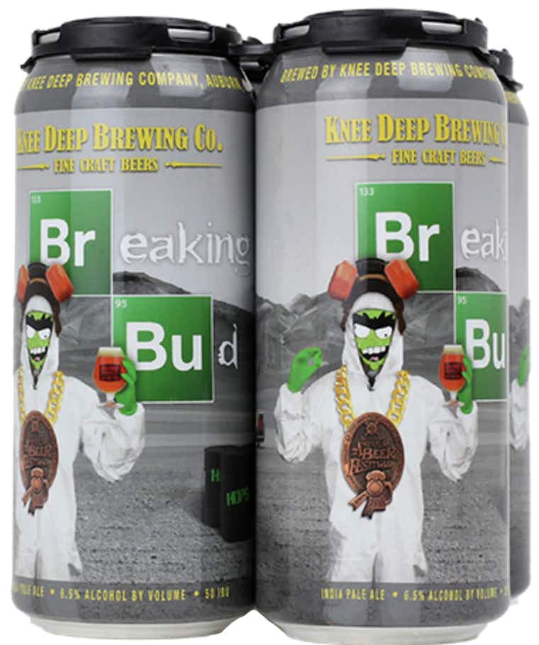 Knee Deep Breaking Bud IPA 4 pack 16oz