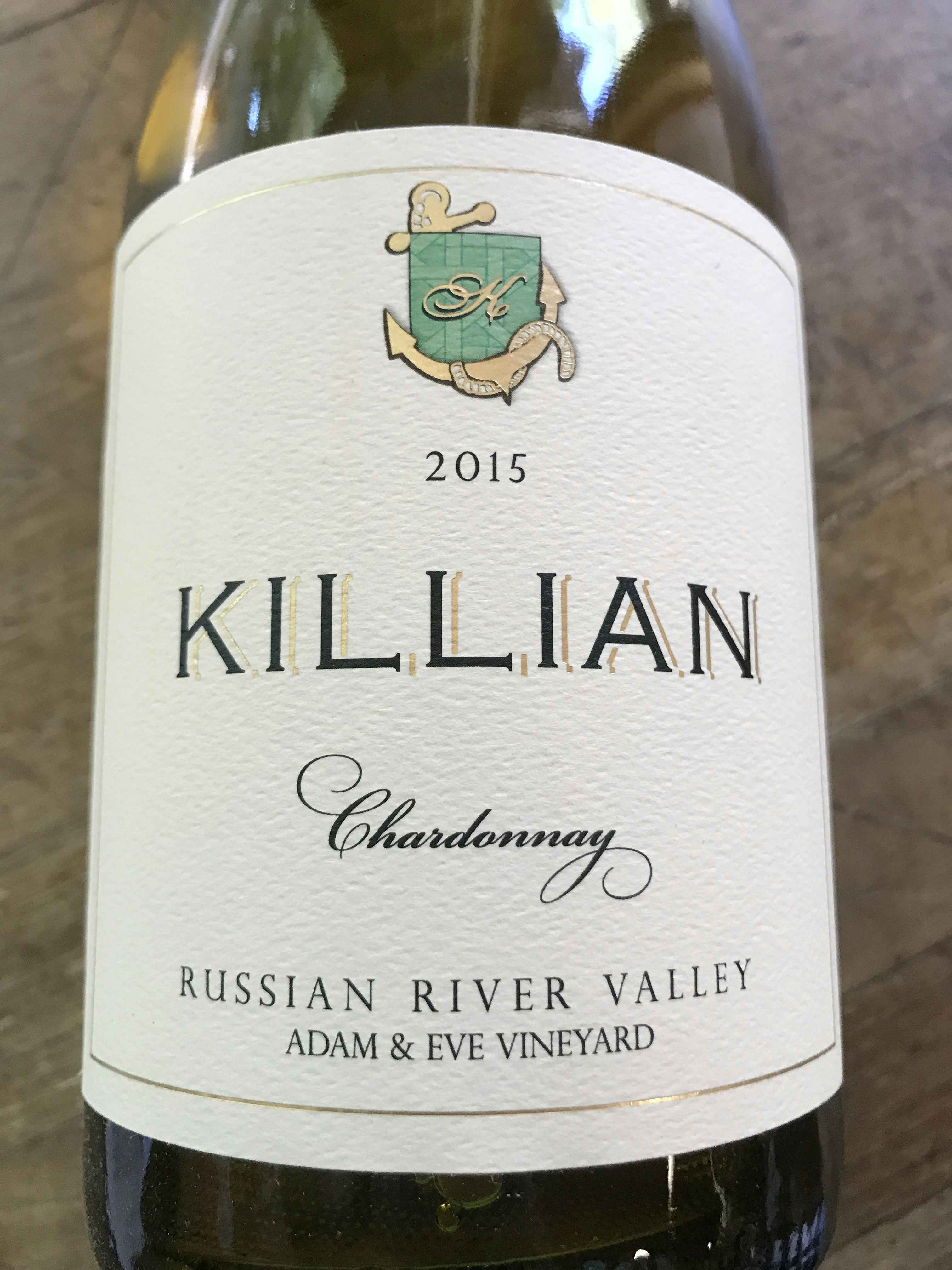 Killian Wine Russian River Valley Chardonnay 2015