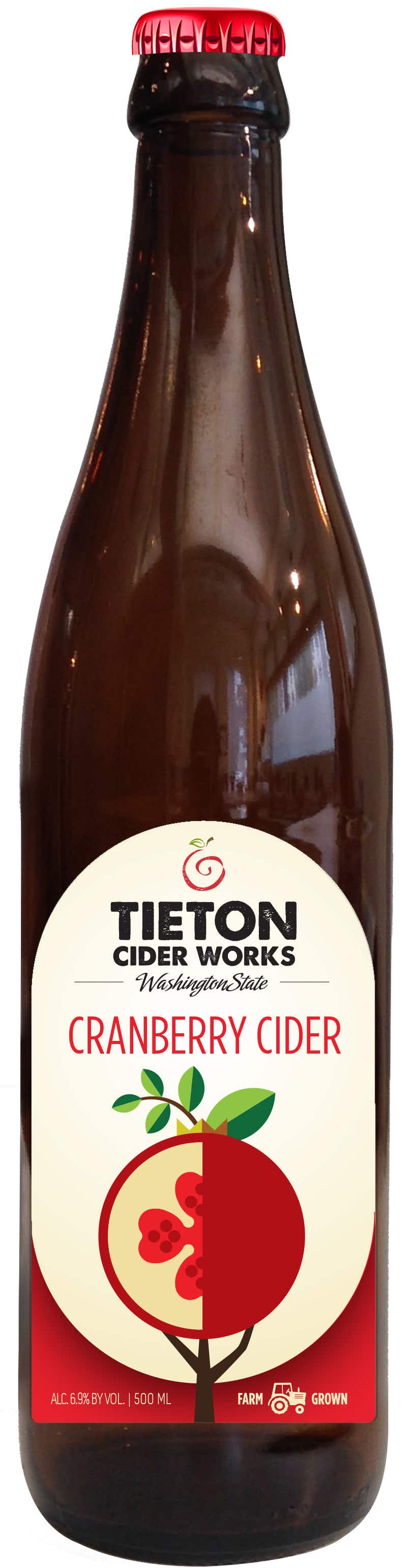 Tieton Ciderworks Cranberry Cider 500ml