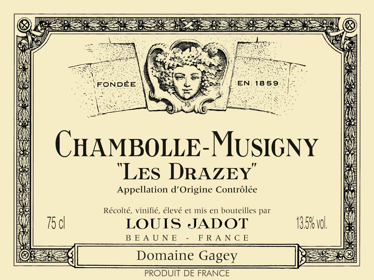 Louis Jadot Chambolle Musigny Les Drazey Domaine Gagey 2015