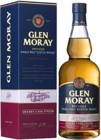 Glen Moray Sherry Cask Finish Single Malt Scotch Whiskey