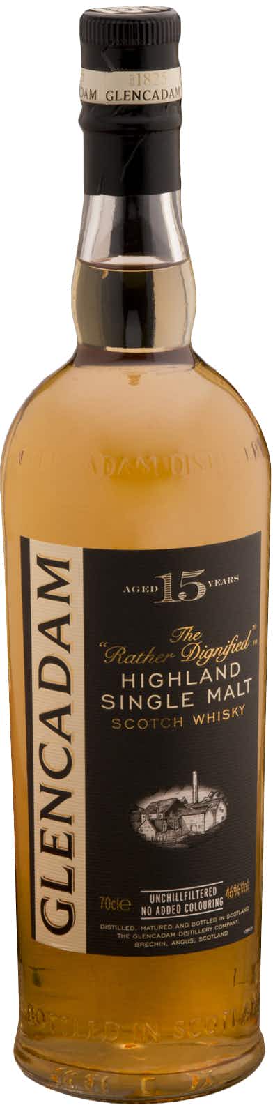 Glencadam Highland Single Malt Scotch Whisky 15 year old