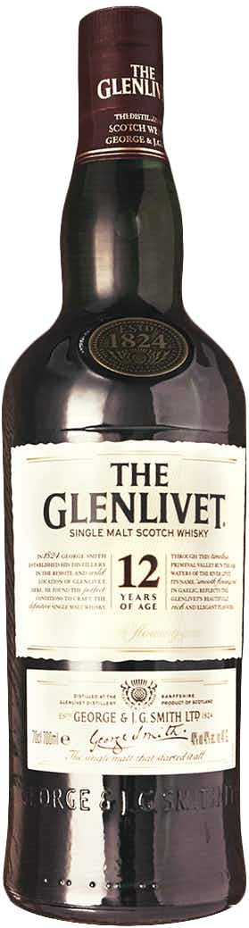 The Glenlivet Single Malt Scotch Whisky 12 year old