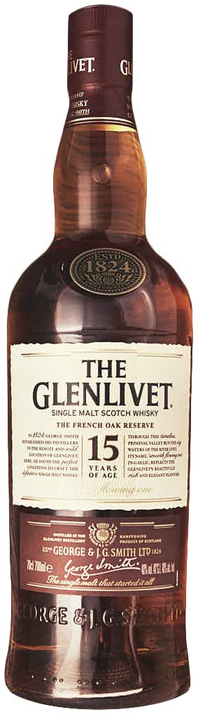The Glenlivet Single Malt Scotch Whisky 15 year old