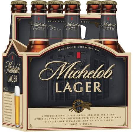 Michelob Lager 6 pack 12oz