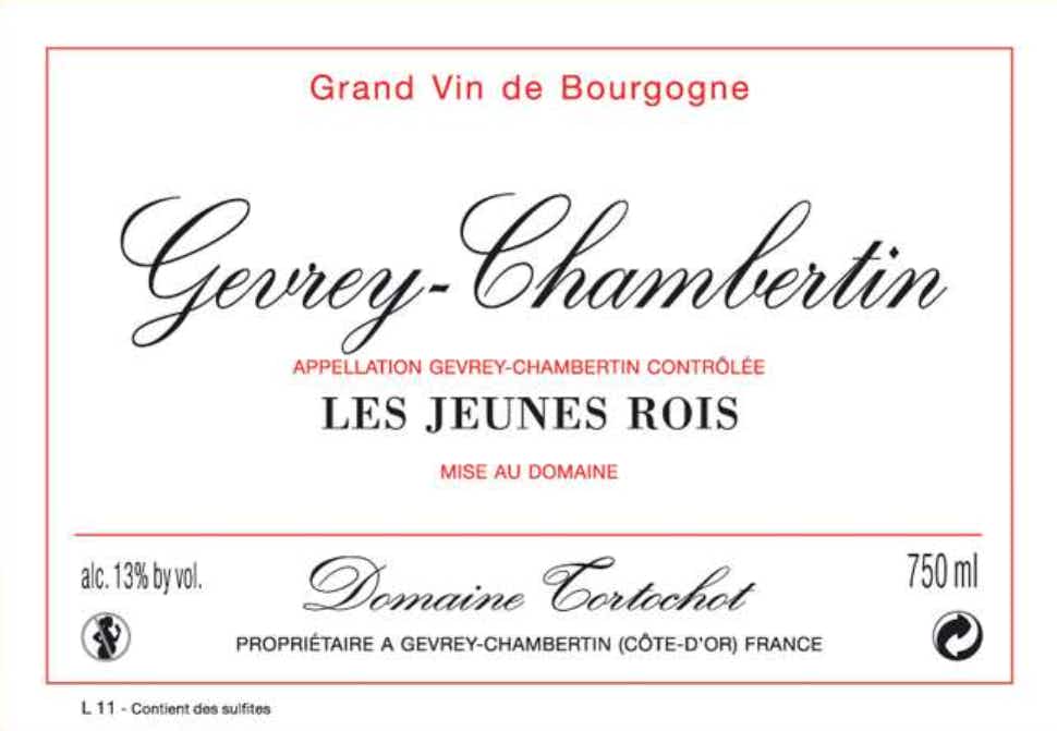 Domaine Tortochot Gevrey Chambertin Les Jeunes Rois 2015