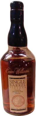 Evan Williams Single Barrel Kentucky Bourbon Whiskey