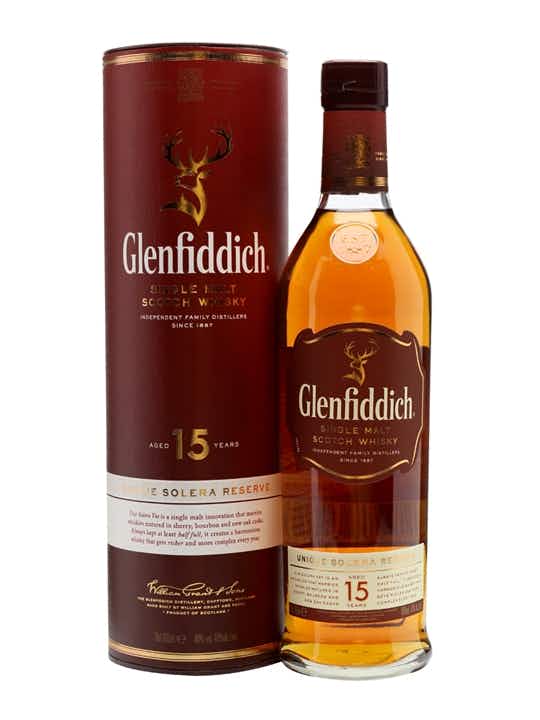 Glenfiddich Single Malt Scotch Whisky 15 year old