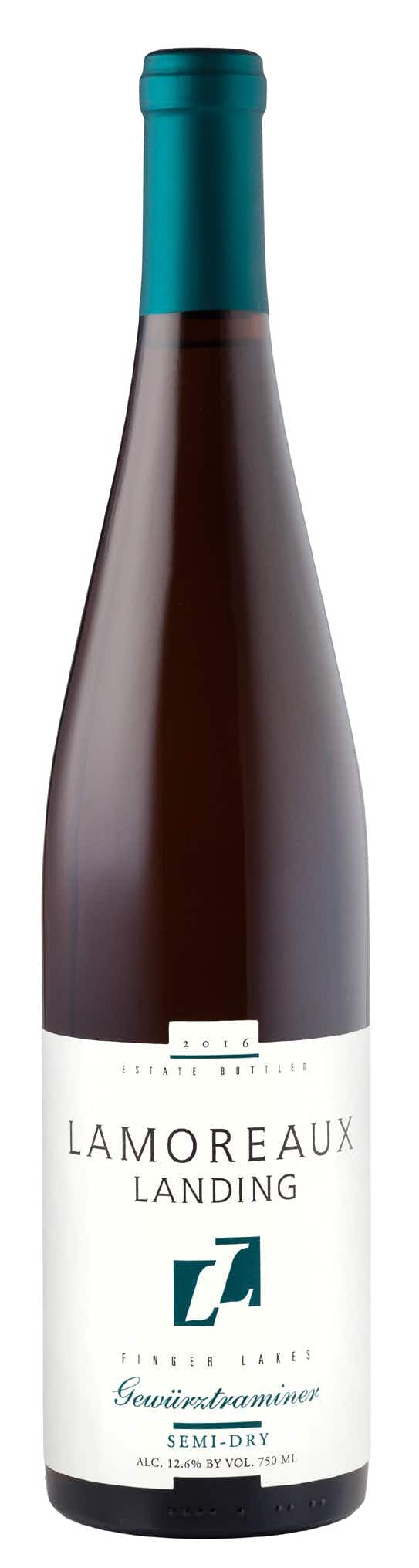 Lamoreaux Landing LAMOREAUX LANDING SEMI DRY GEWURTZ 2016 750ML 2016