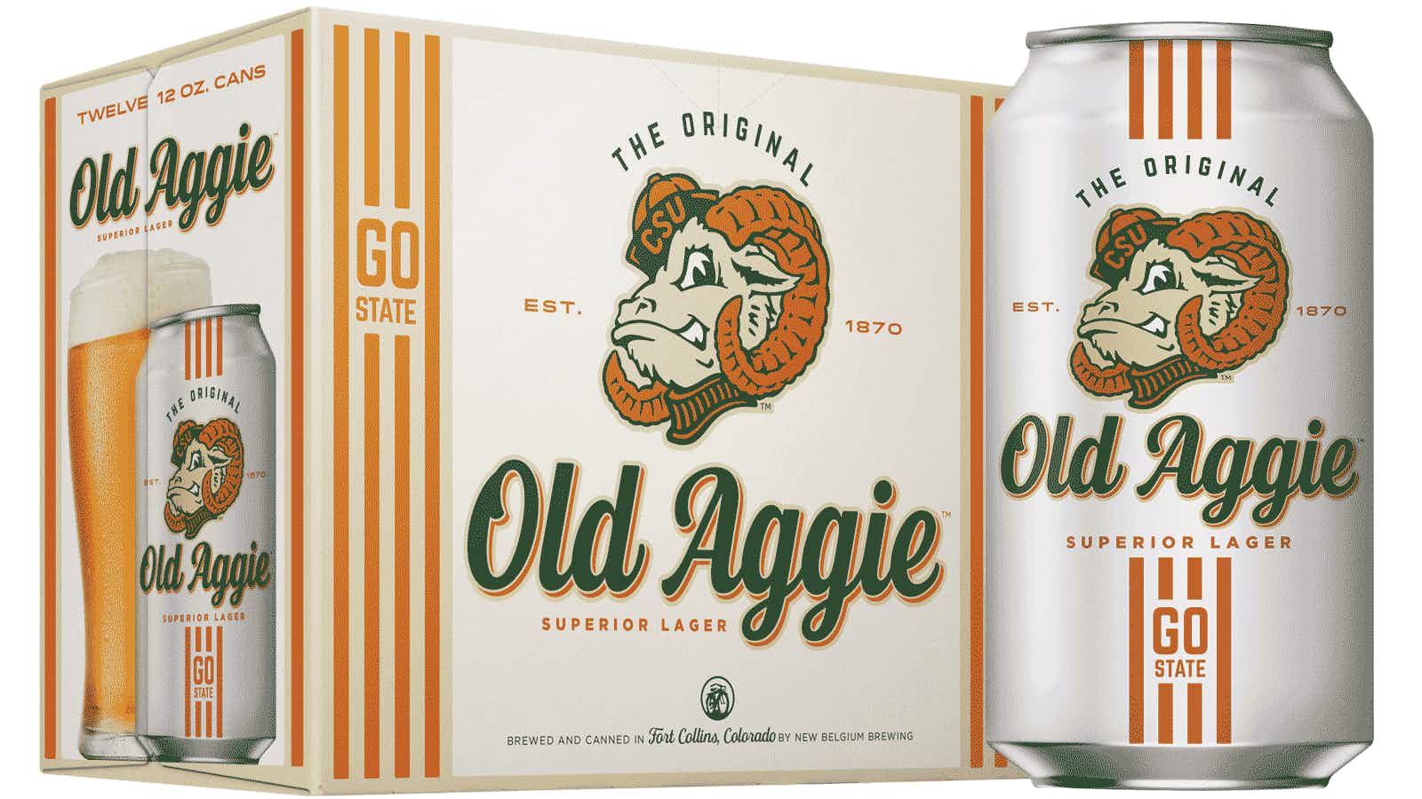 New Belgium Old Aggie Superior Lager 12 pack 12oz Can