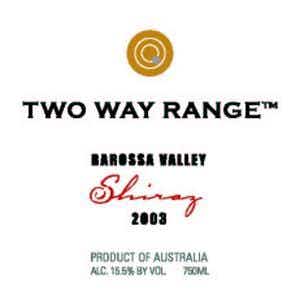 Two Way Range Shiraz 2003