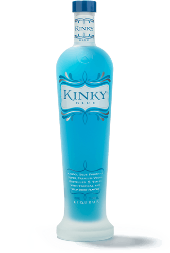 Kinky Blue Liqueur Bottle
