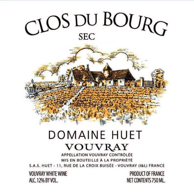 Domaine Huet HUET VOUVRAY SEC CLOS DU BOURG 2016