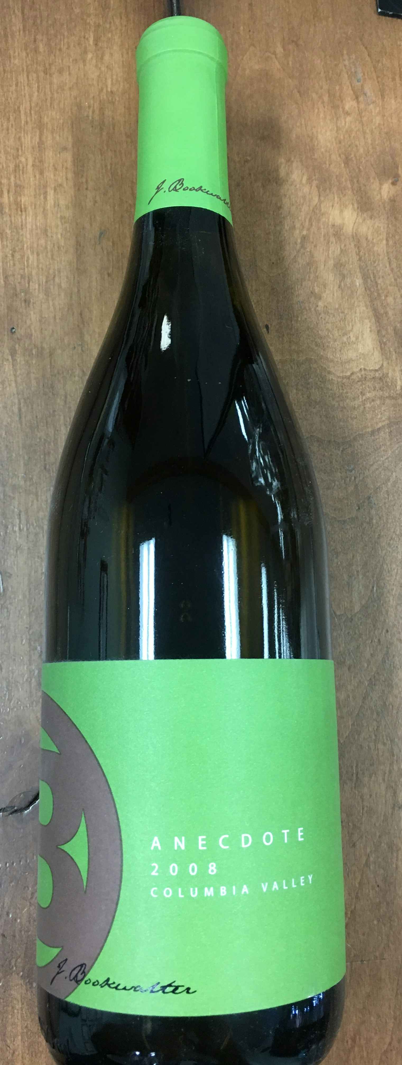 Bookwalter Anecdote Riesling 2008 Bottle