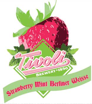 Tivoli Brewing Company Strawberry Mint Berliner Weisse 6 pack 12oz
