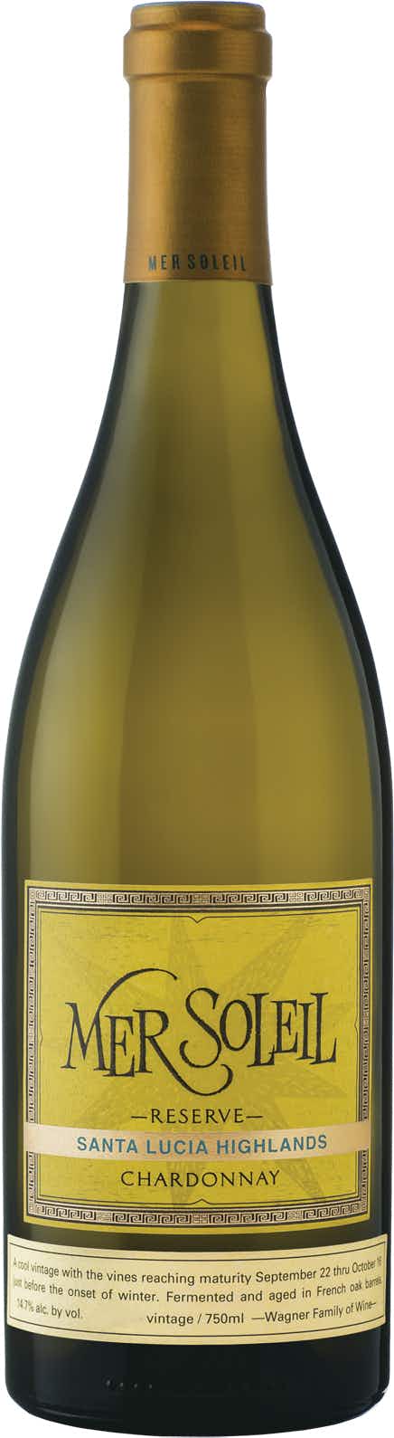 Mer Soleil Santa Lucia Highlands Reserve Chardonnay 2015