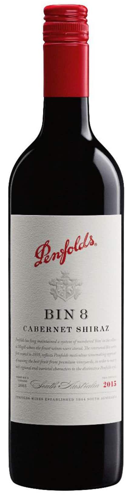 Penfolds Bin 8 Cabernet Shiraz 2015