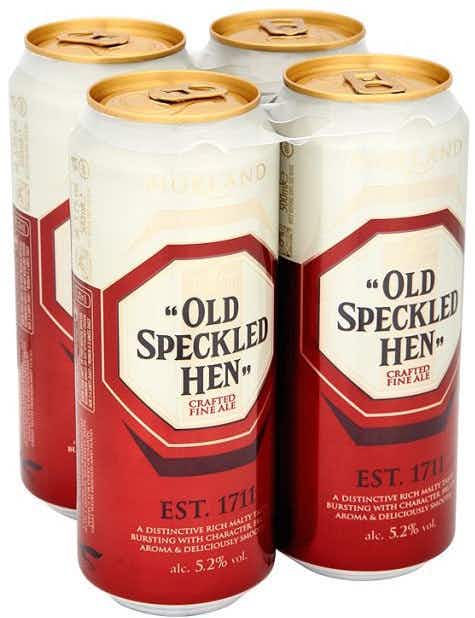 Old Speckled Hen Ale 4 pack 12oz Can