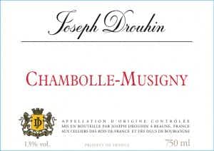 Joseph Drouhin Chambolle Musigny 2015