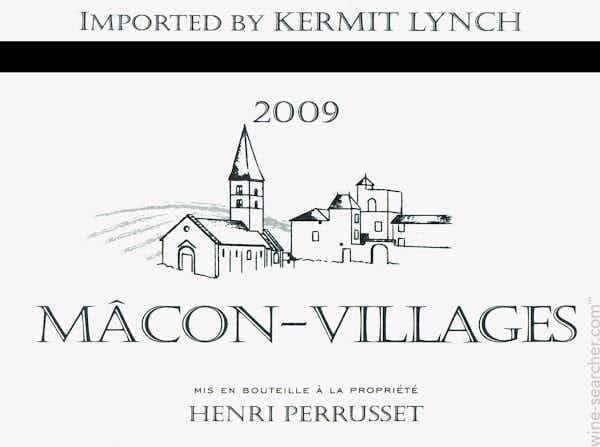 Henri Perrusset Macon Villages 2014
