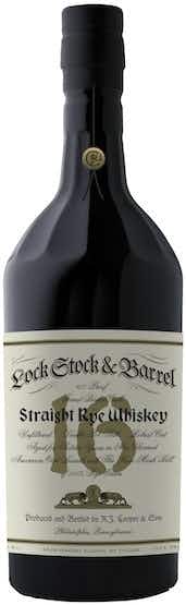 Lock Stock and Barrel Straight Rye Whiskey 16 year old