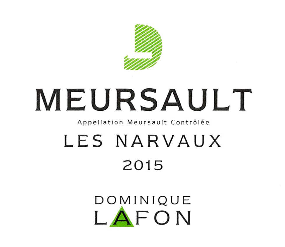Dominique Lafon Meursault Les Narvaux 2015